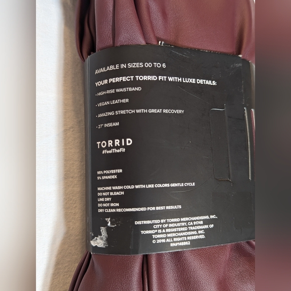 🆕 Torrid Faux Leather Leggings (Torrid 3) - Picture 10 of 12